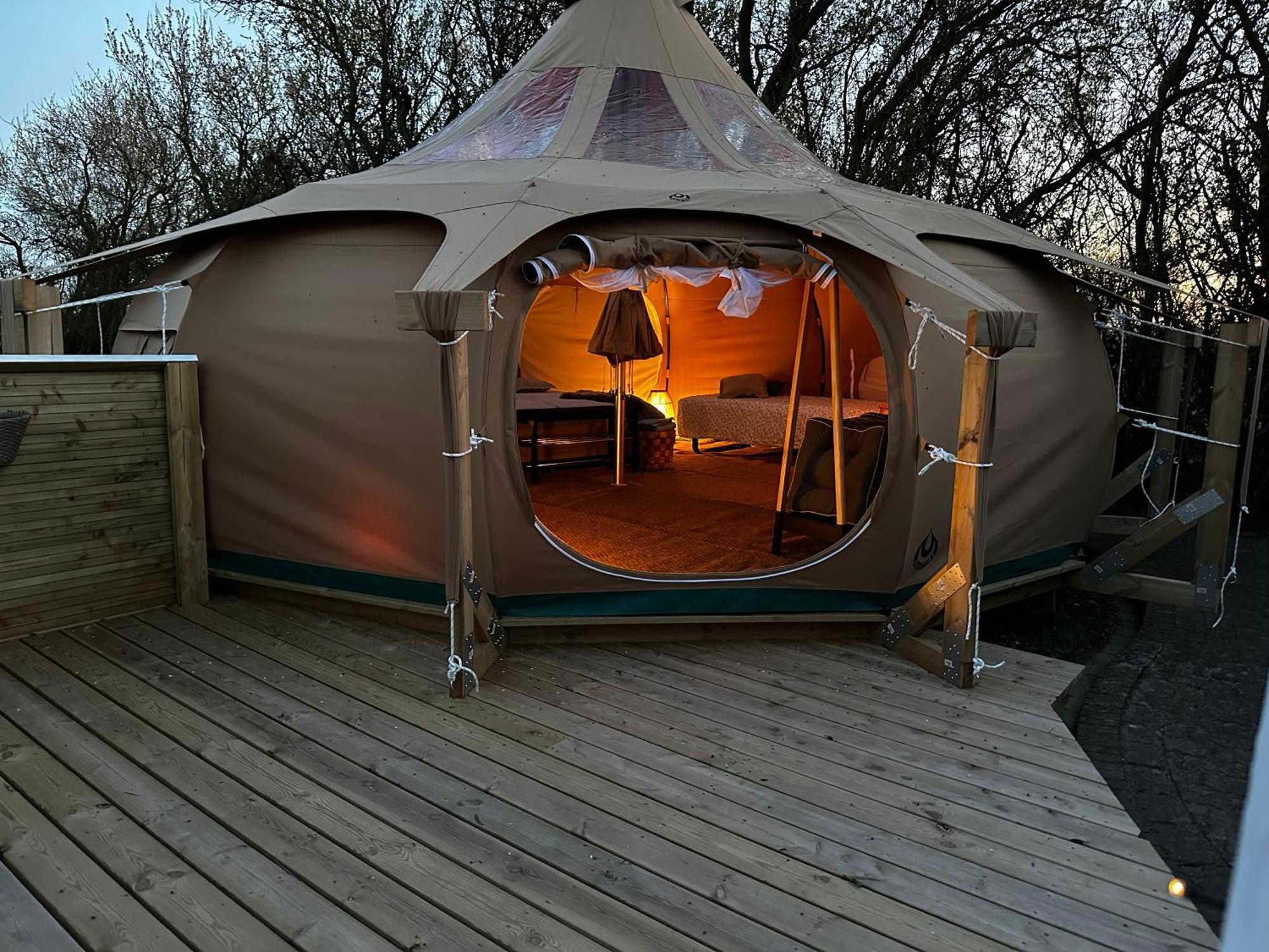 Romantic Luxus Glamping 1 Idestrup المظهر الخارجي الصورة